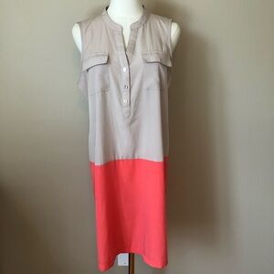 Alfani Sleeveless Color Block Dress Size 6